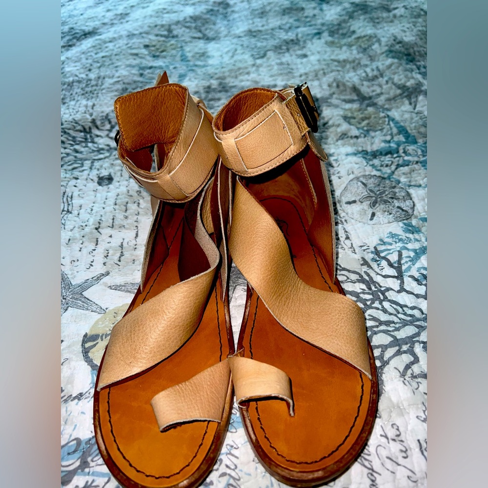 Free People Vale Boot Sandals Makeup Sz 37